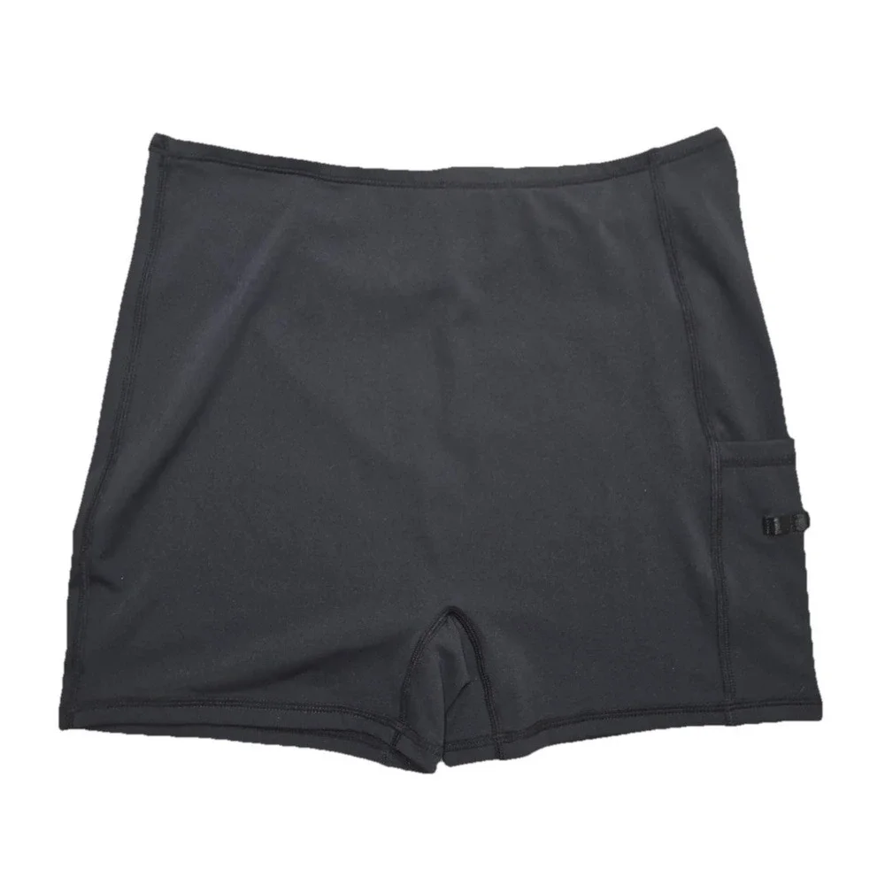 Halara ‎ Biker Short Shorts Women's S Black Pockets 3